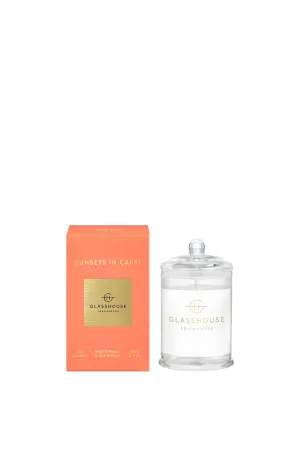GLASSHOUSE FRAGRANCES Sunsets in Capri Candle 60g