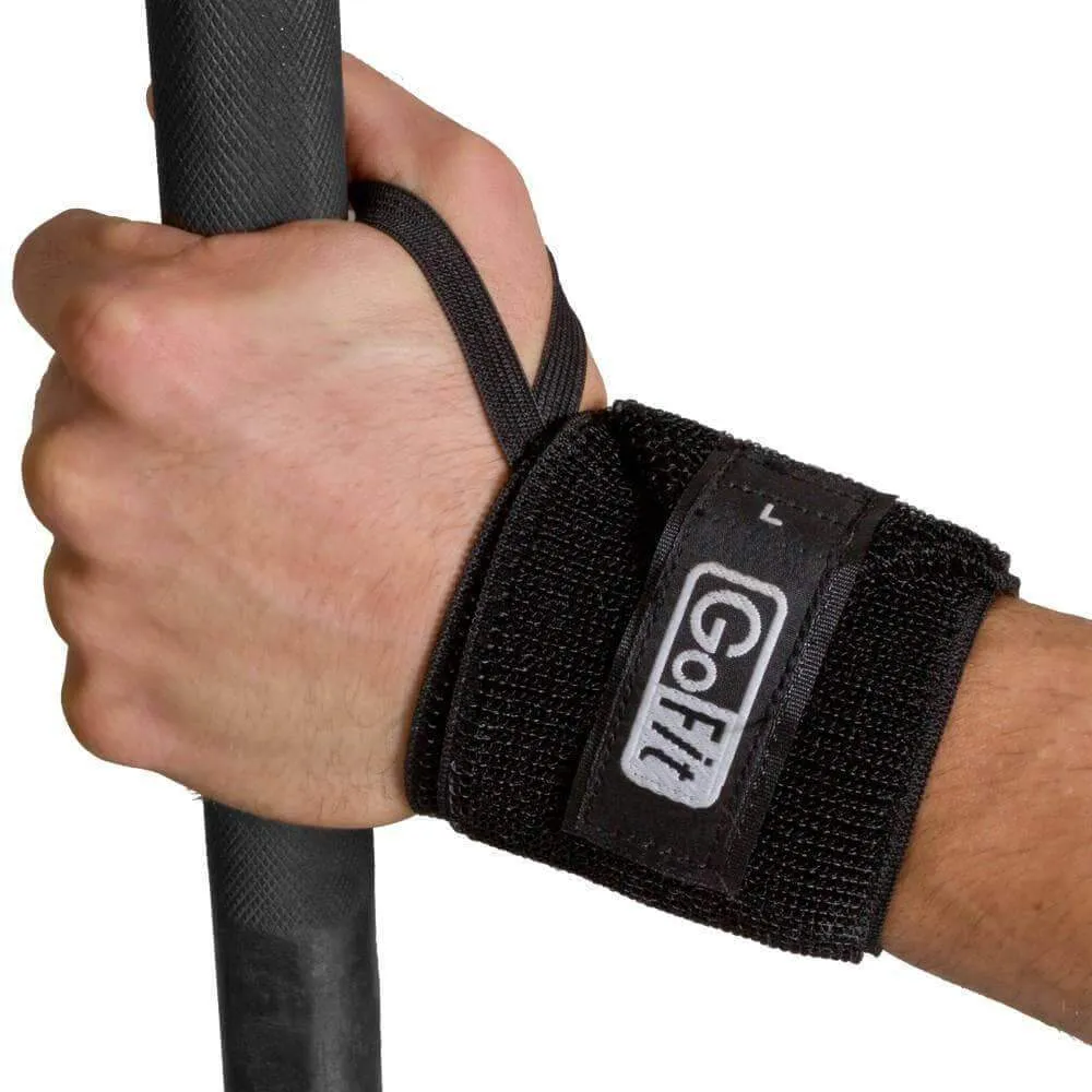 GOFIT GYM WEIGHT ELASTIC WRIST SUPPORT STRAP (PAIR)