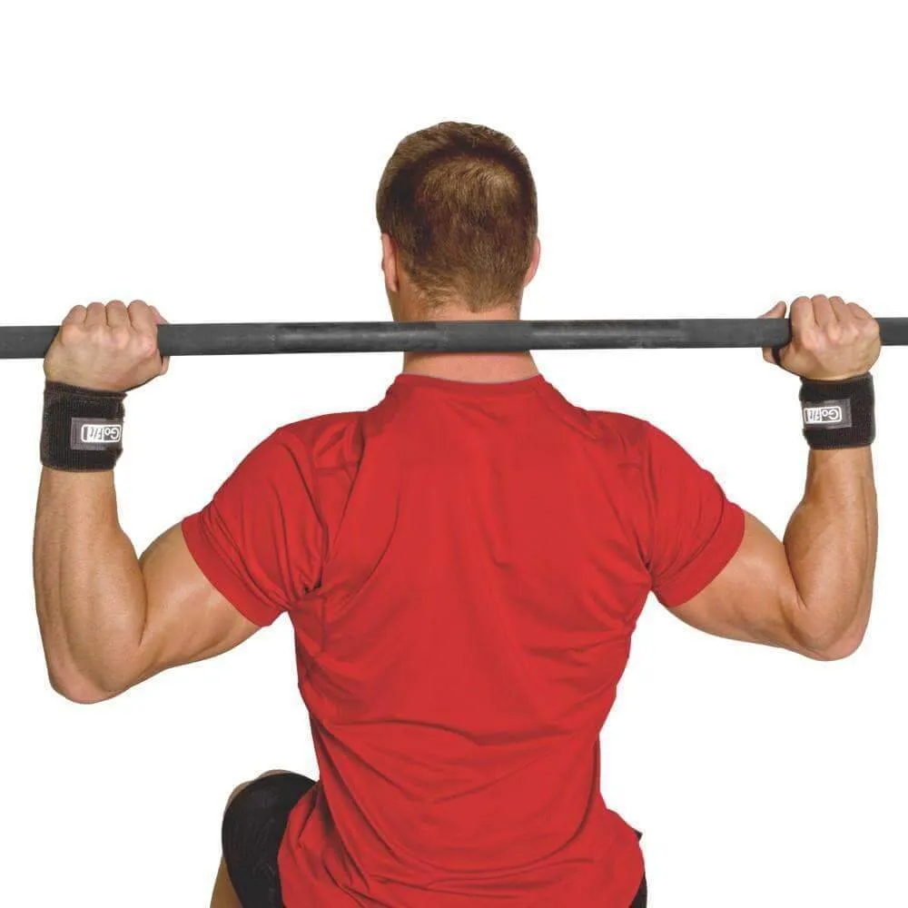 GOFIT GYM WEIGHT ELASTIC WRIST SUPPORT STRAP (PAIR)