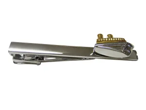 Gold and Silver Toned Cruise Ship Square Tie Clip