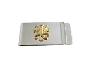 Gold Toned Octopus Money Clip