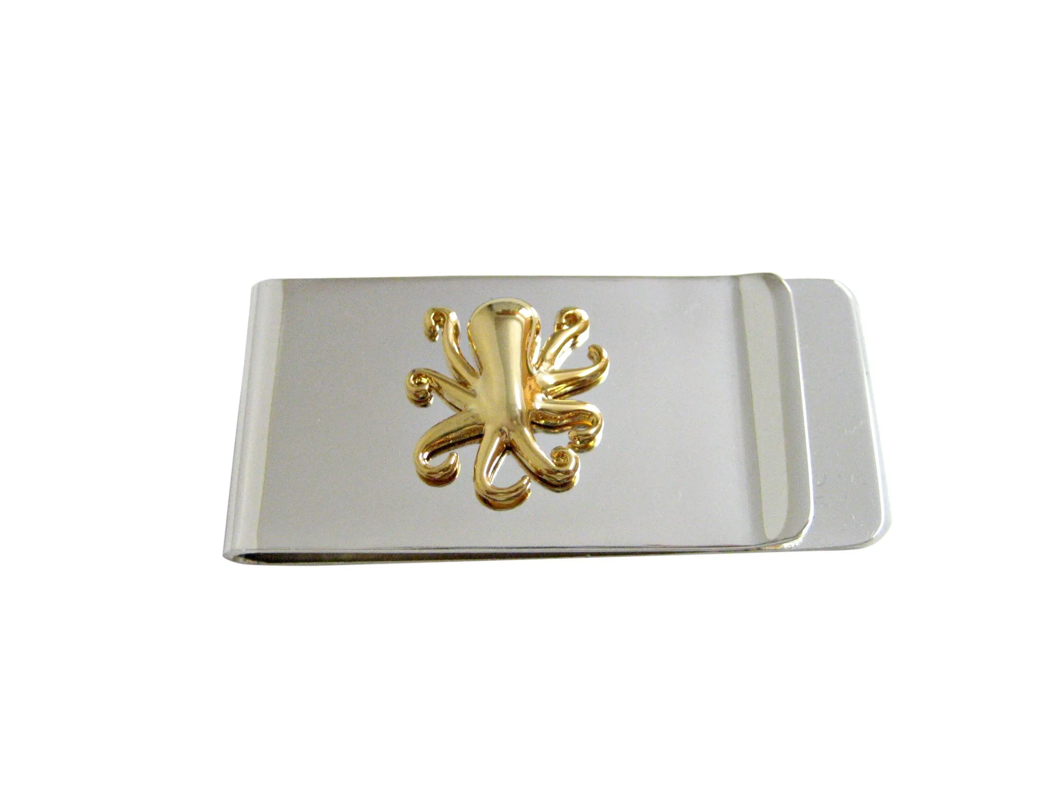 Gold Toned Octopus Money Clip