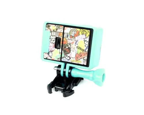 GoPro Border Standard Frame Mount for Hero 3 / 3  / 4 Camera - Aqua
