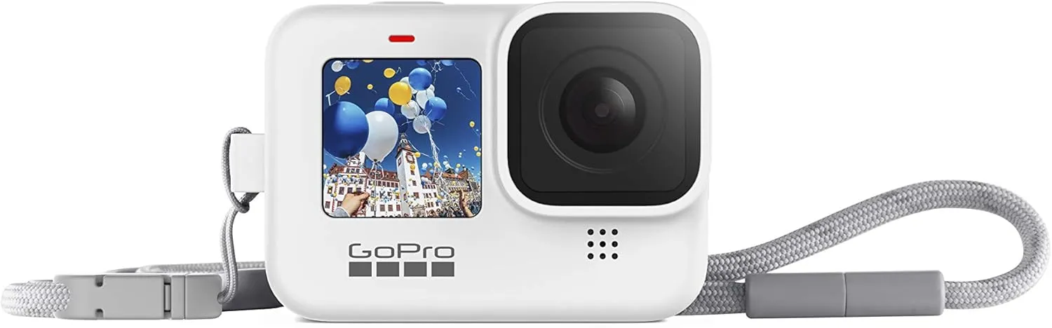 Gopro Sleeve   Lanyard For Hero9/Hero10/Hero11 Black White