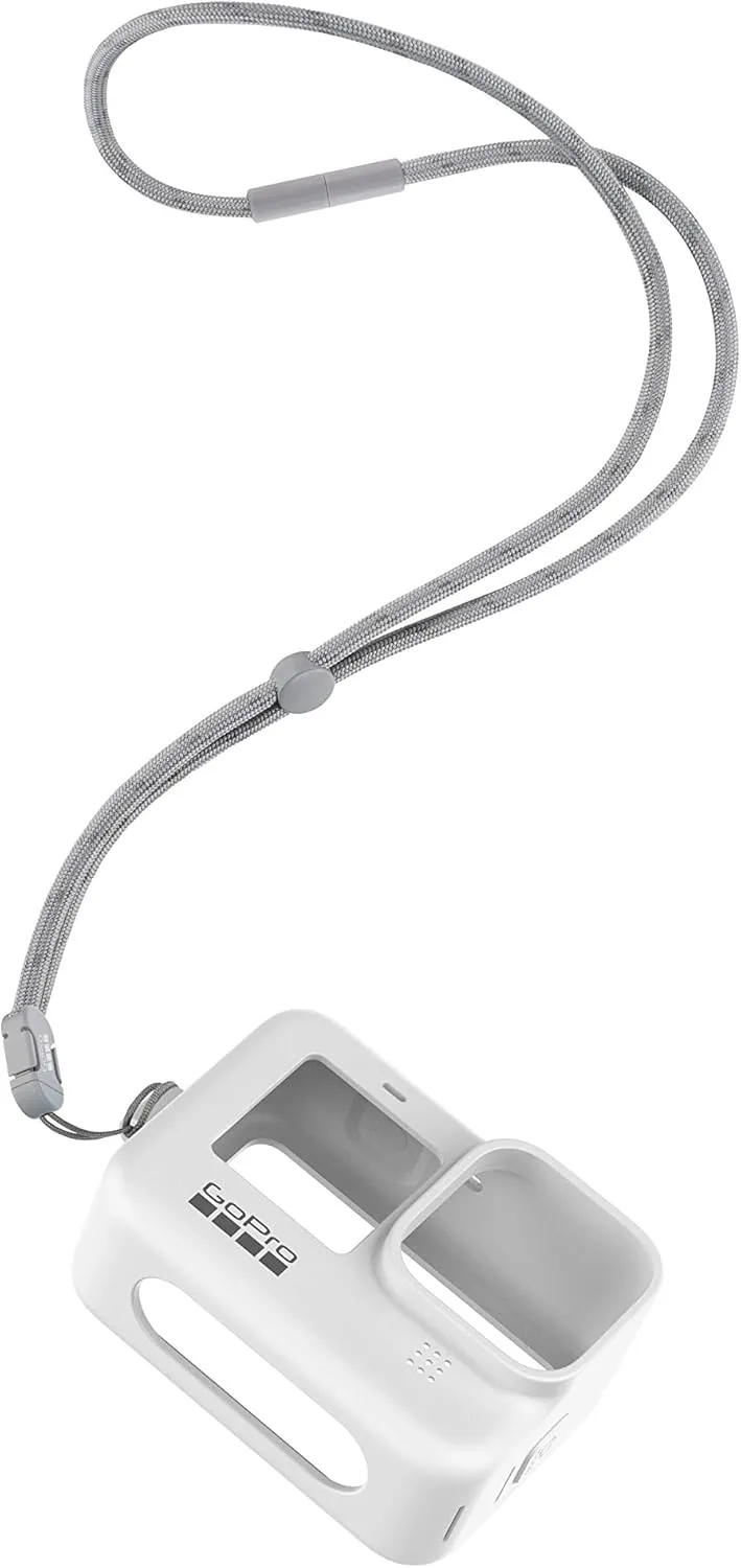 Gopro Sleeve   Lanyard For Hero9/Hero10/Hero11 Black White