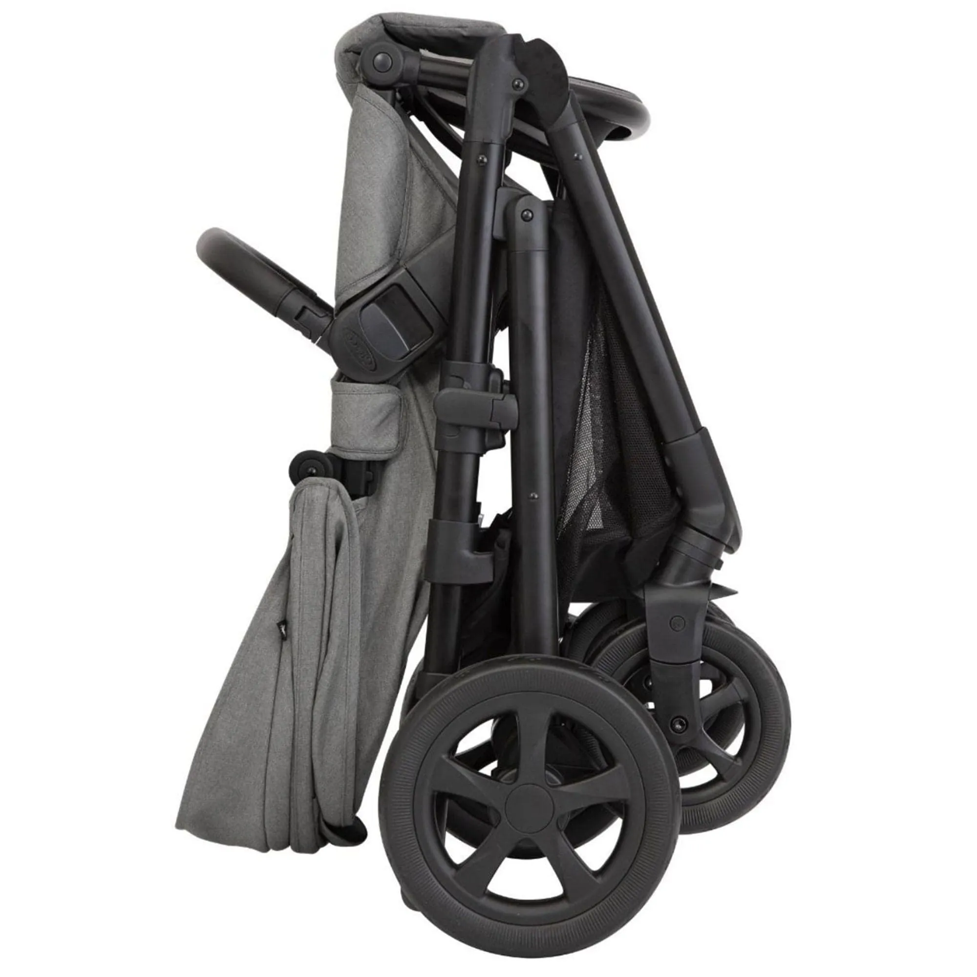 Graco Near2Me DLX Trio inc. Pushchair, Carrycot and Snuglite - Ash