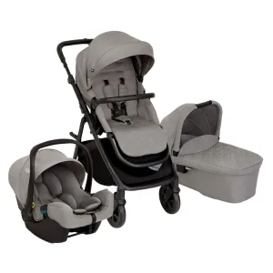 Graco Near2Me DLX Trio inc. Pushchair, Carrycot and Snuglite - Ash