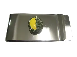 Green and Yellow Toned Durian Fruit Money Clip