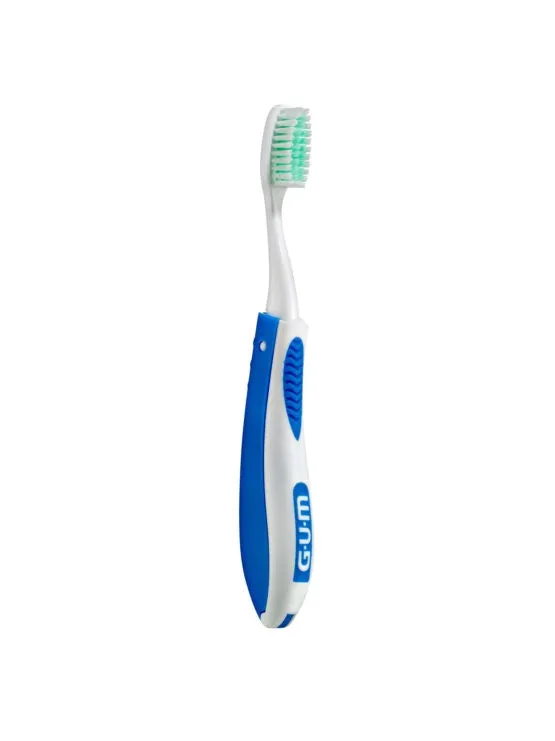 G.U.M T/B TRAVEL BRUSH, SOFT, ANTIBACTERIAL COATED