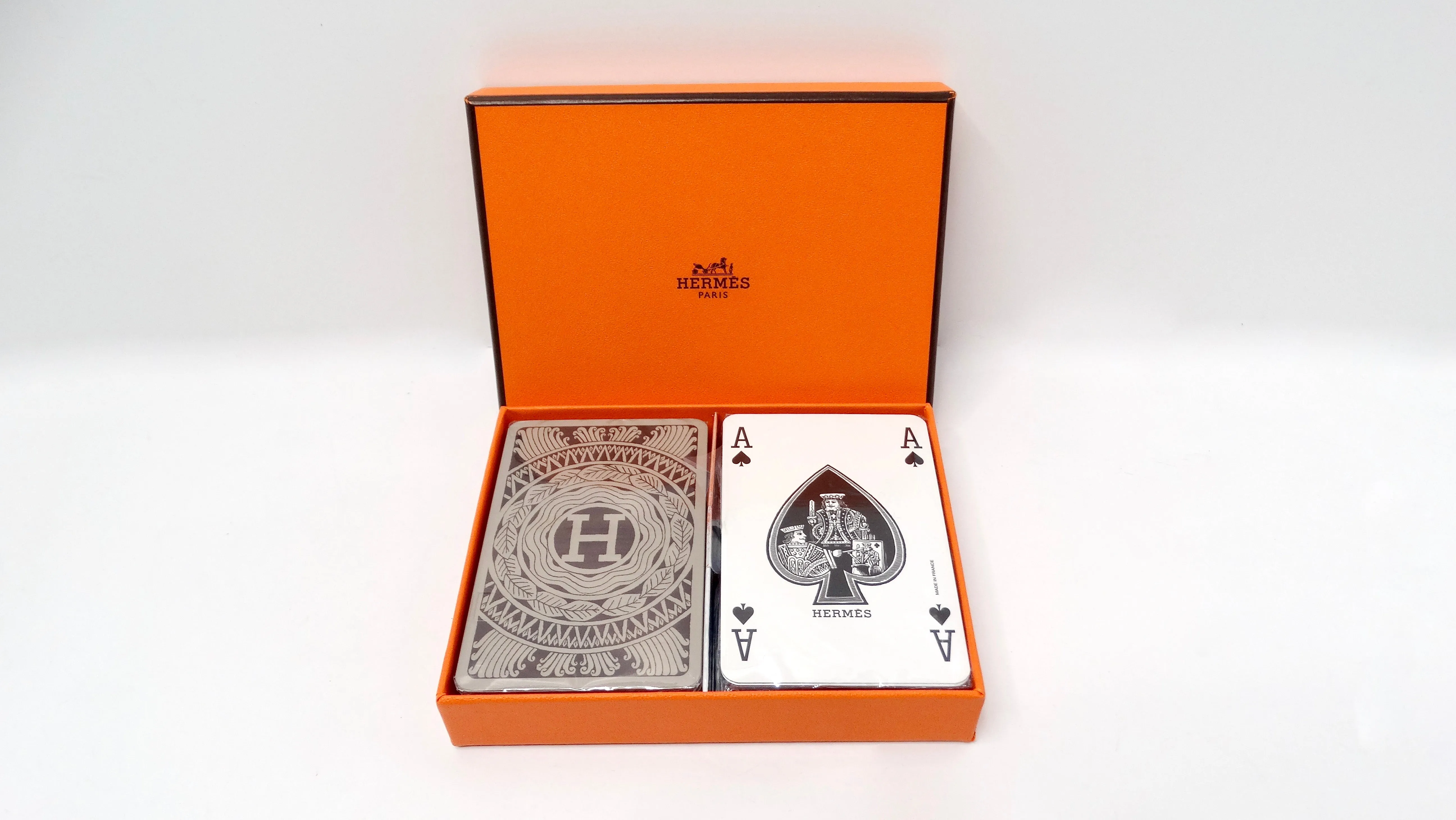 Hermes 2-Deck Playing Card Box Set