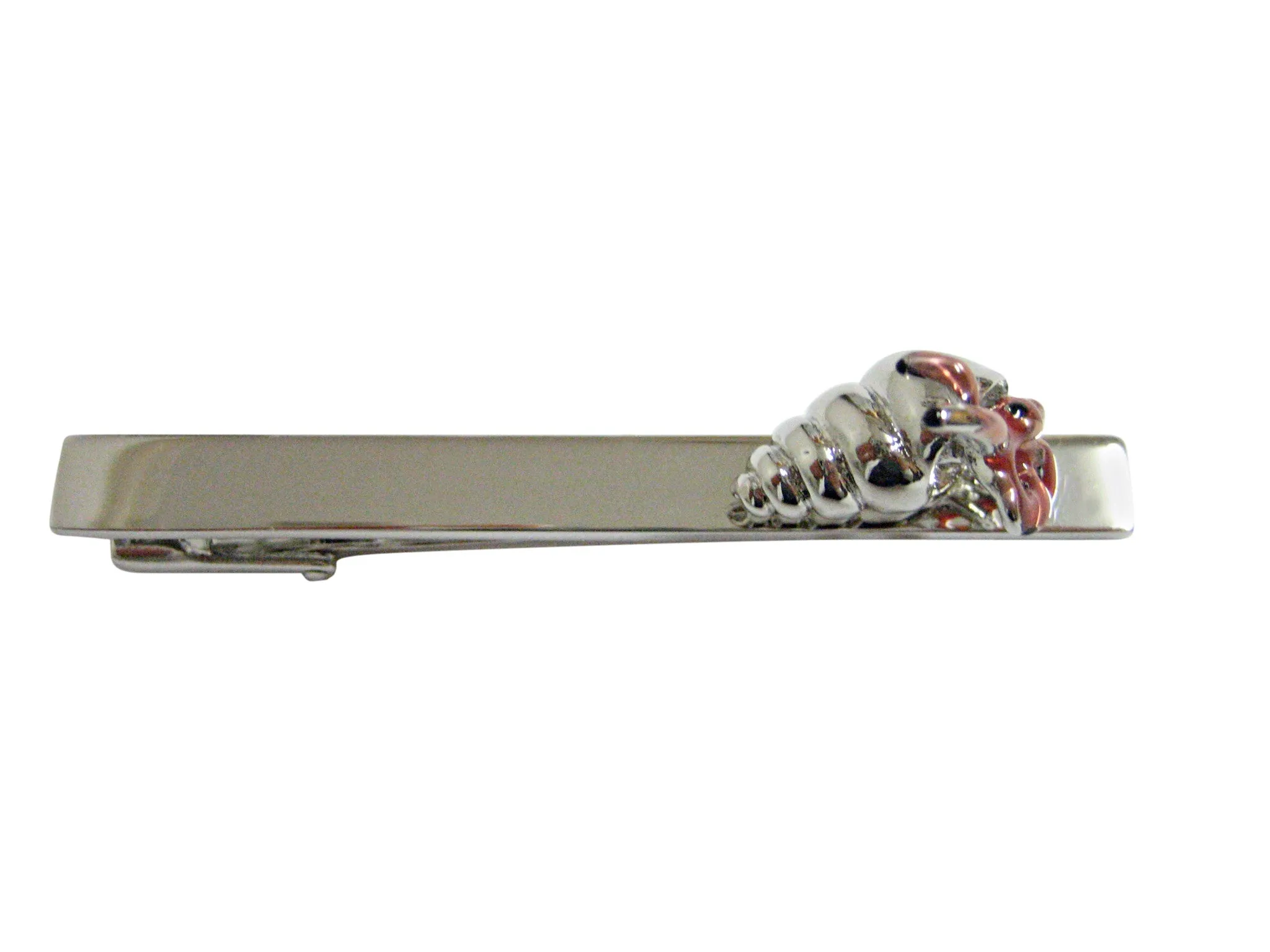 Hermit Crab Square Tie Clip