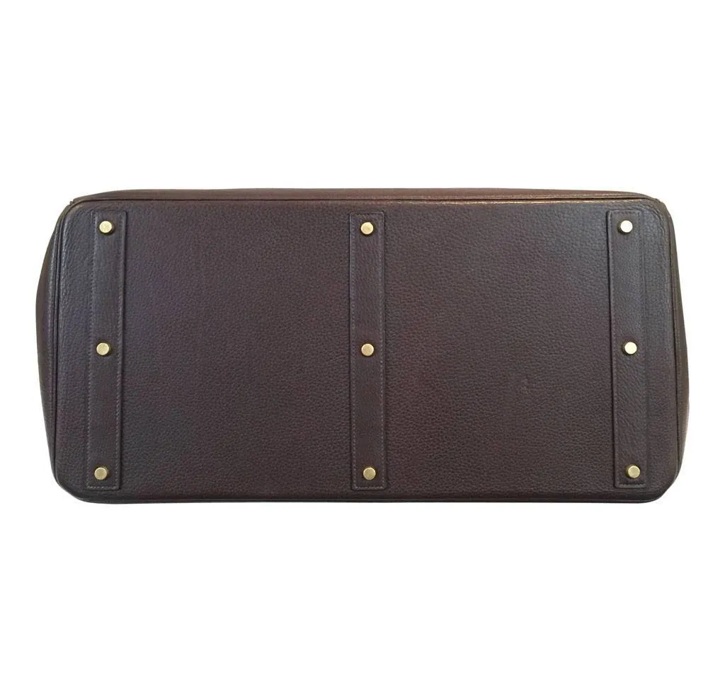 Hermès Birkin HAC 55 Brown Bag