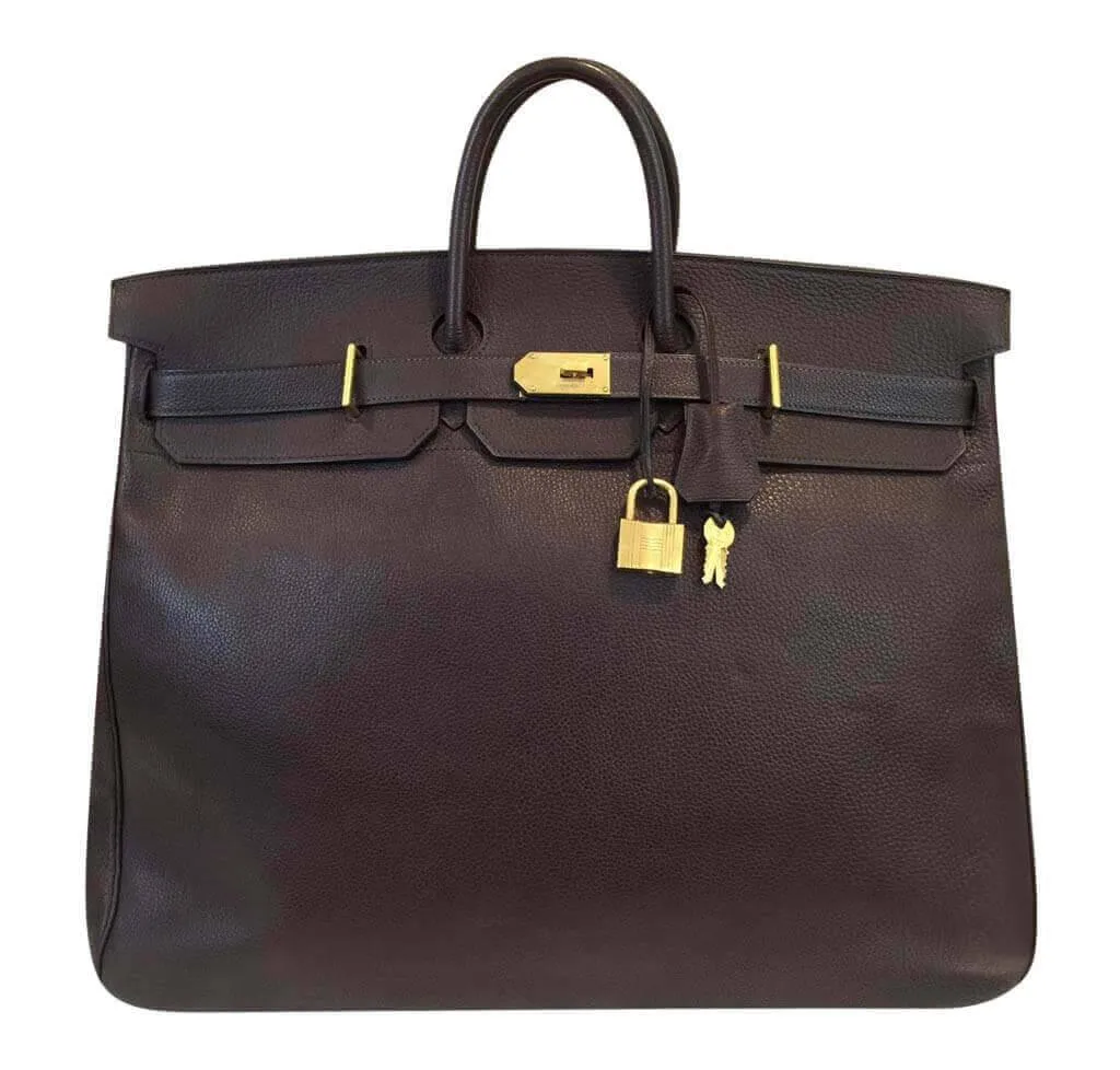 Hermès Birkin HAC 55 Brown Bag
