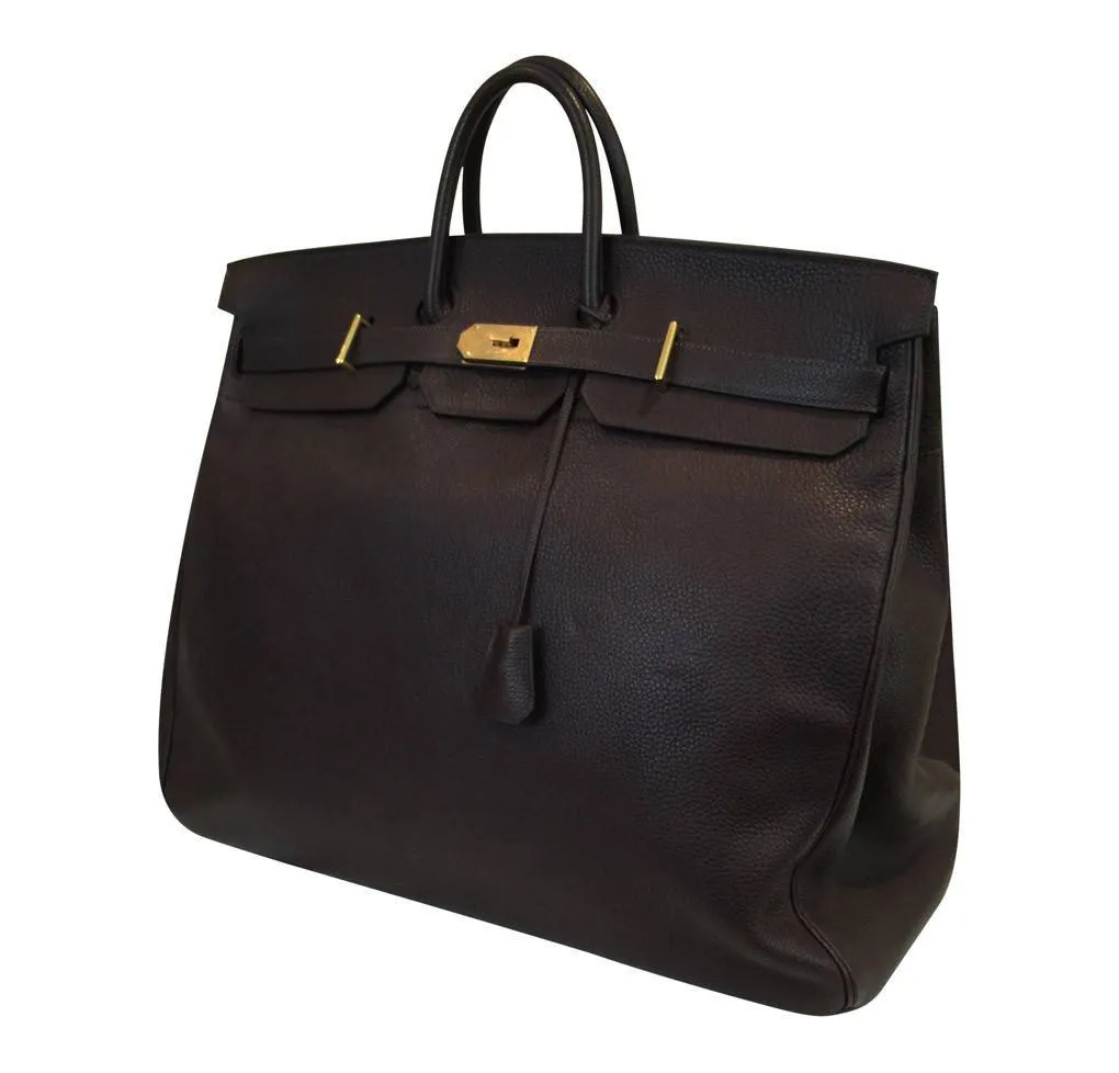 Hermès Birkin HAC 55 Brown Bag