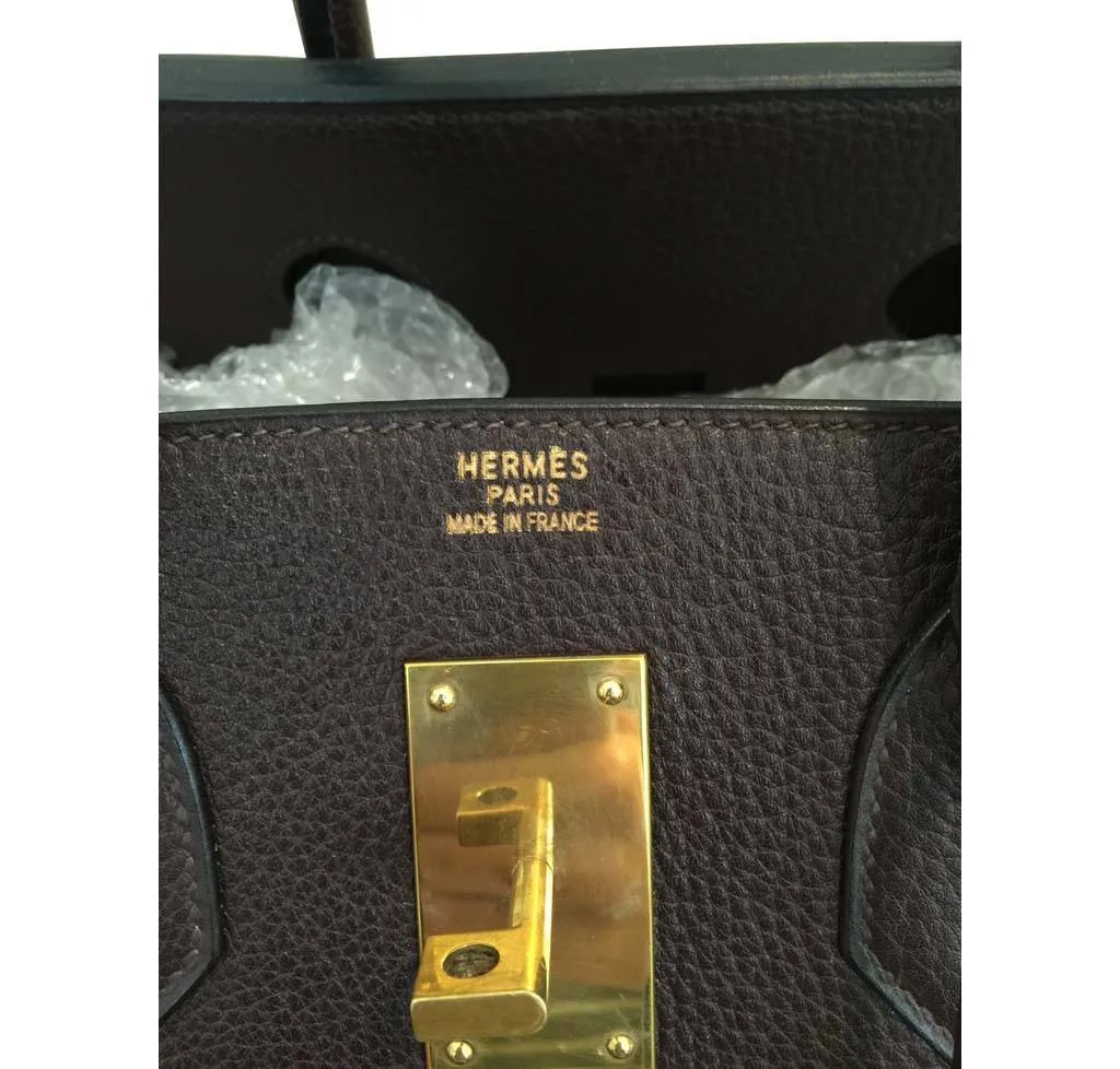 Hermès Birkin HAC 55 Brown Bag