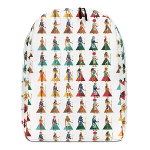 History-Themed Minimalist Backpack – Vintage Style, Durable & Perfect for Travel