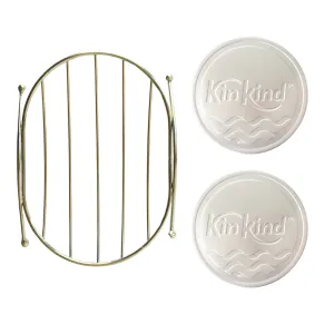 HOLD me! Storage Rack & KEEP me! 2 Travel Tins