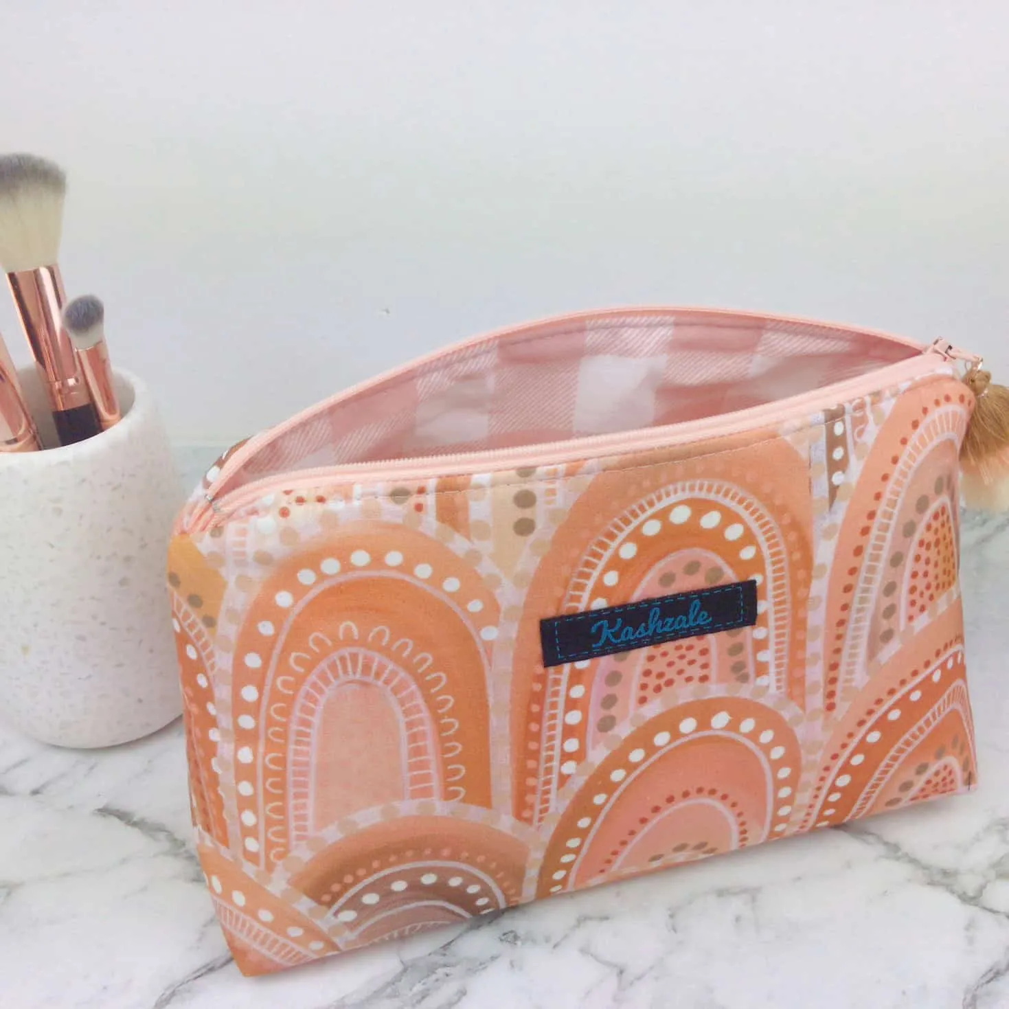Holly Sanders Sand Hills Medium Makeup Bag