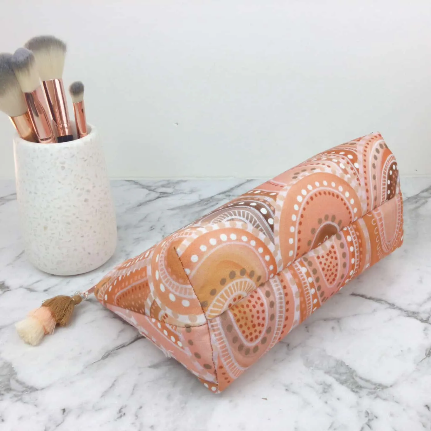 Holly Sanders Sand Hills Medium Makeup Bag