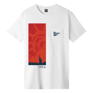 Huf Liberty SS Pocket Tee White Men TS00997-WHT