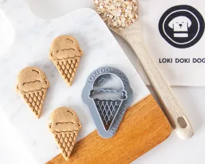 Ice Cream Cone Shaped Cookie Cutter