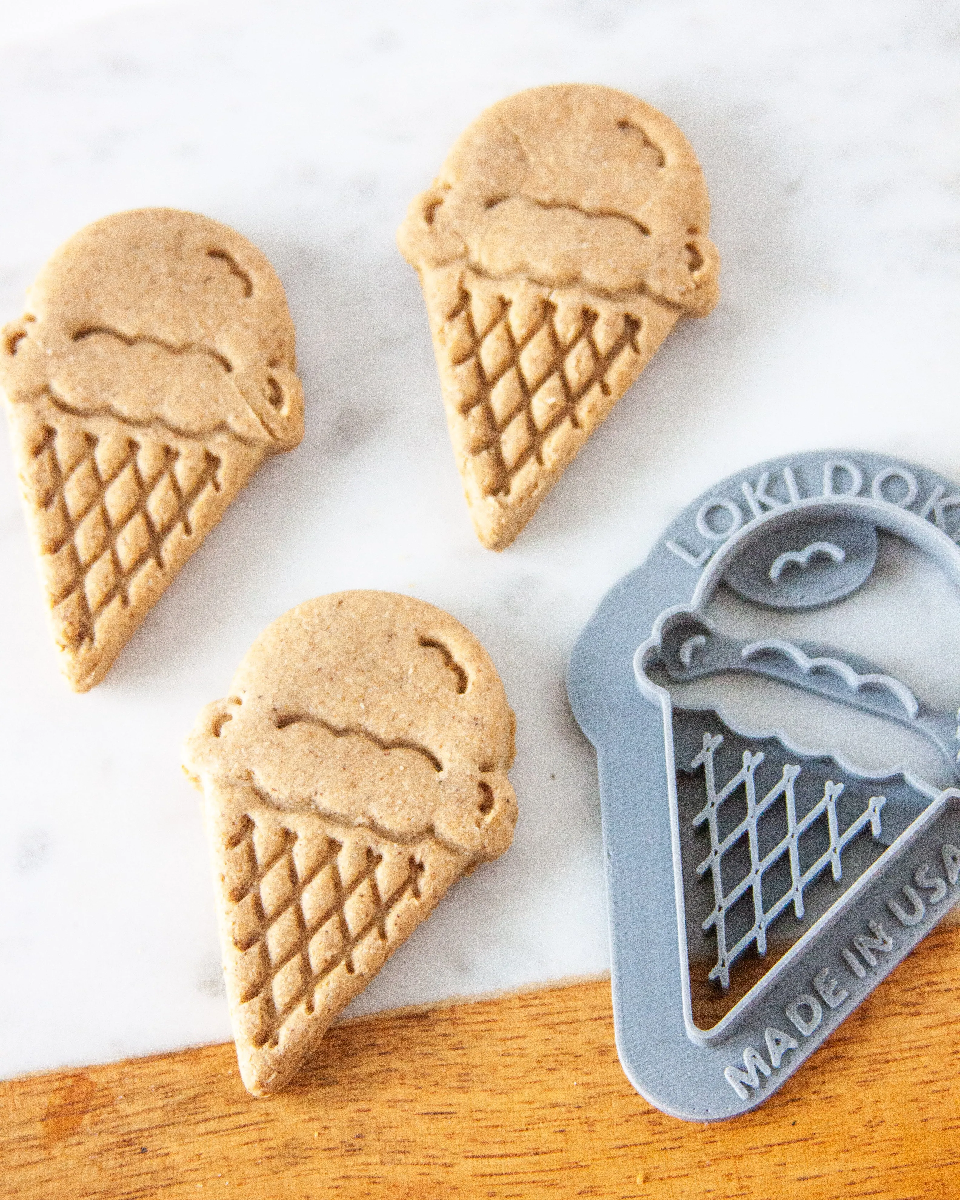 Ice Cream Cone Shaped Cookie Cutter