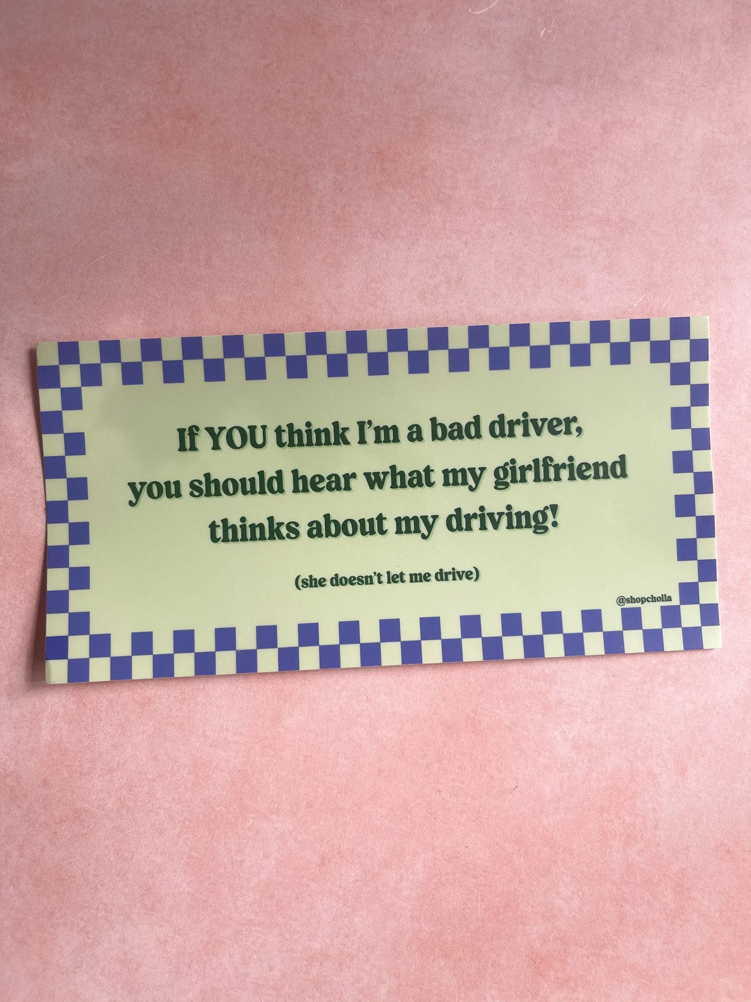 If YOU Think My Driving Is Bad Bumper Sticker