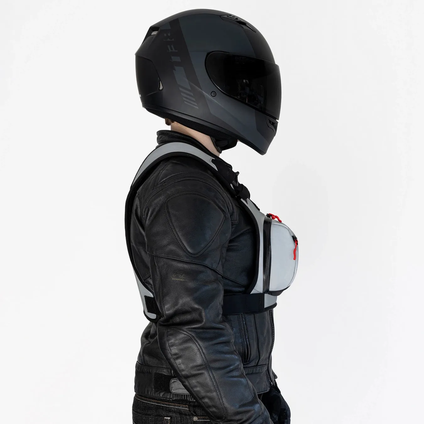Insanely Reflective Motorcycle Chest Rig - Glowrider