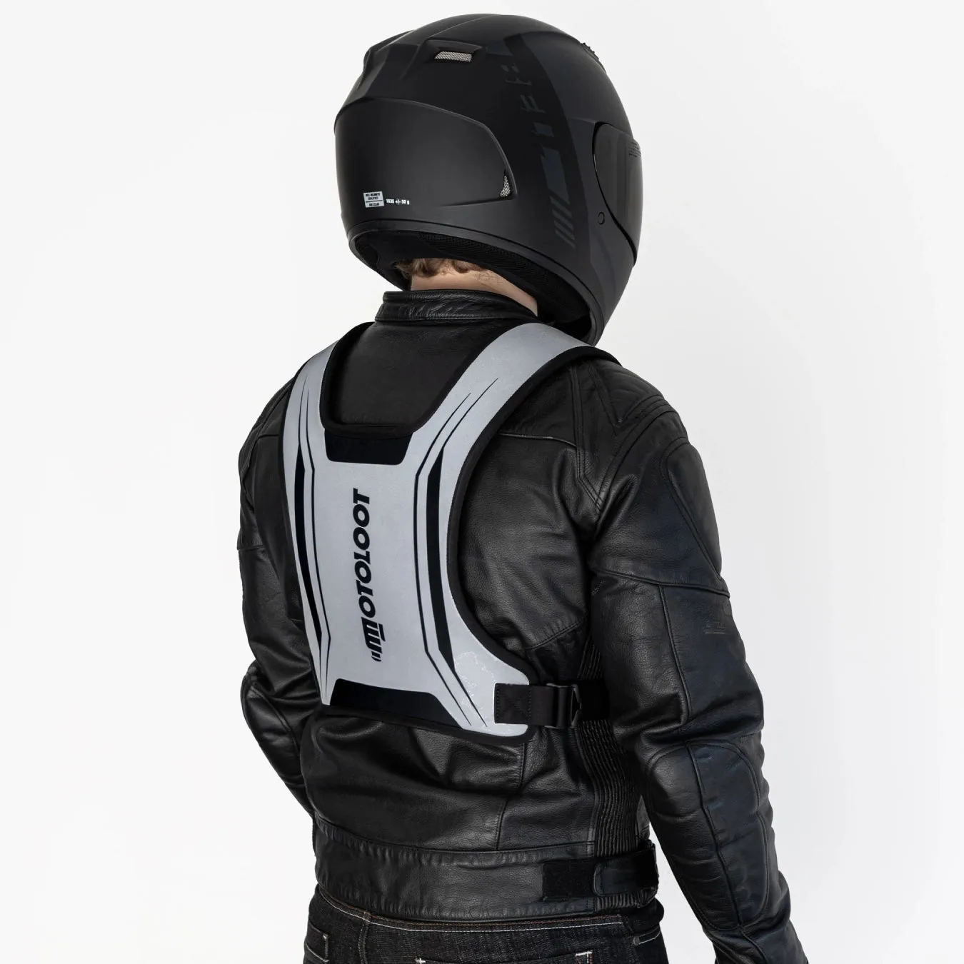 Insanely Reflective Motorcycle Chest Rig - Glowrider