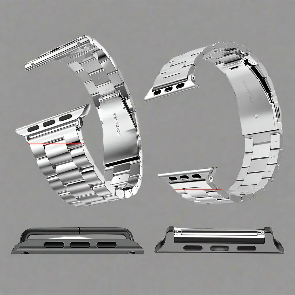 INSTOCK-Apple watch three-bead metal strap chain bracelet ( only