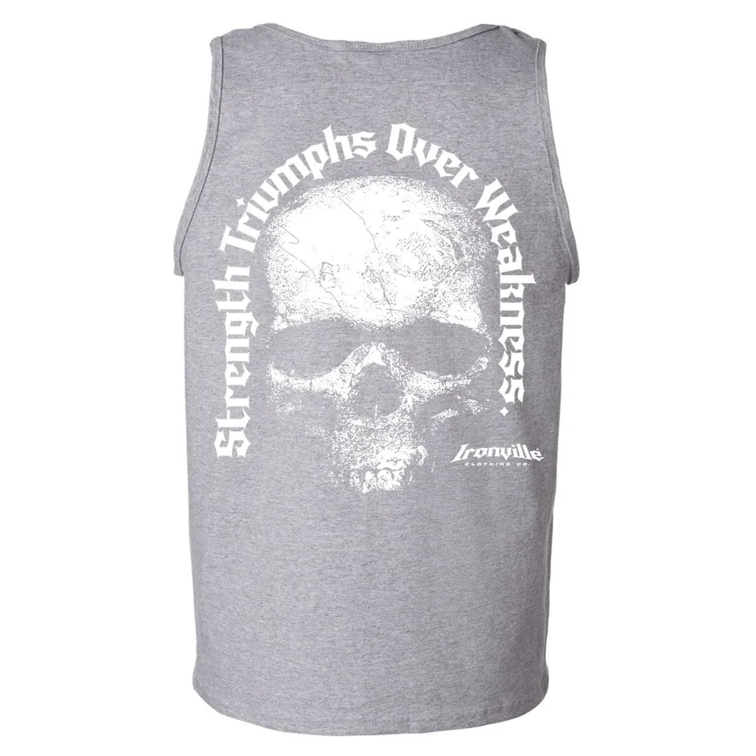 Ironville STRENGTH TRIUMPHS Standard Cut Gym Tank Top