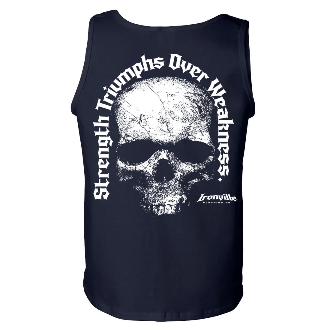 Ironville STRENGTH TRIUMPHS Standard Cut Gym Tank Top