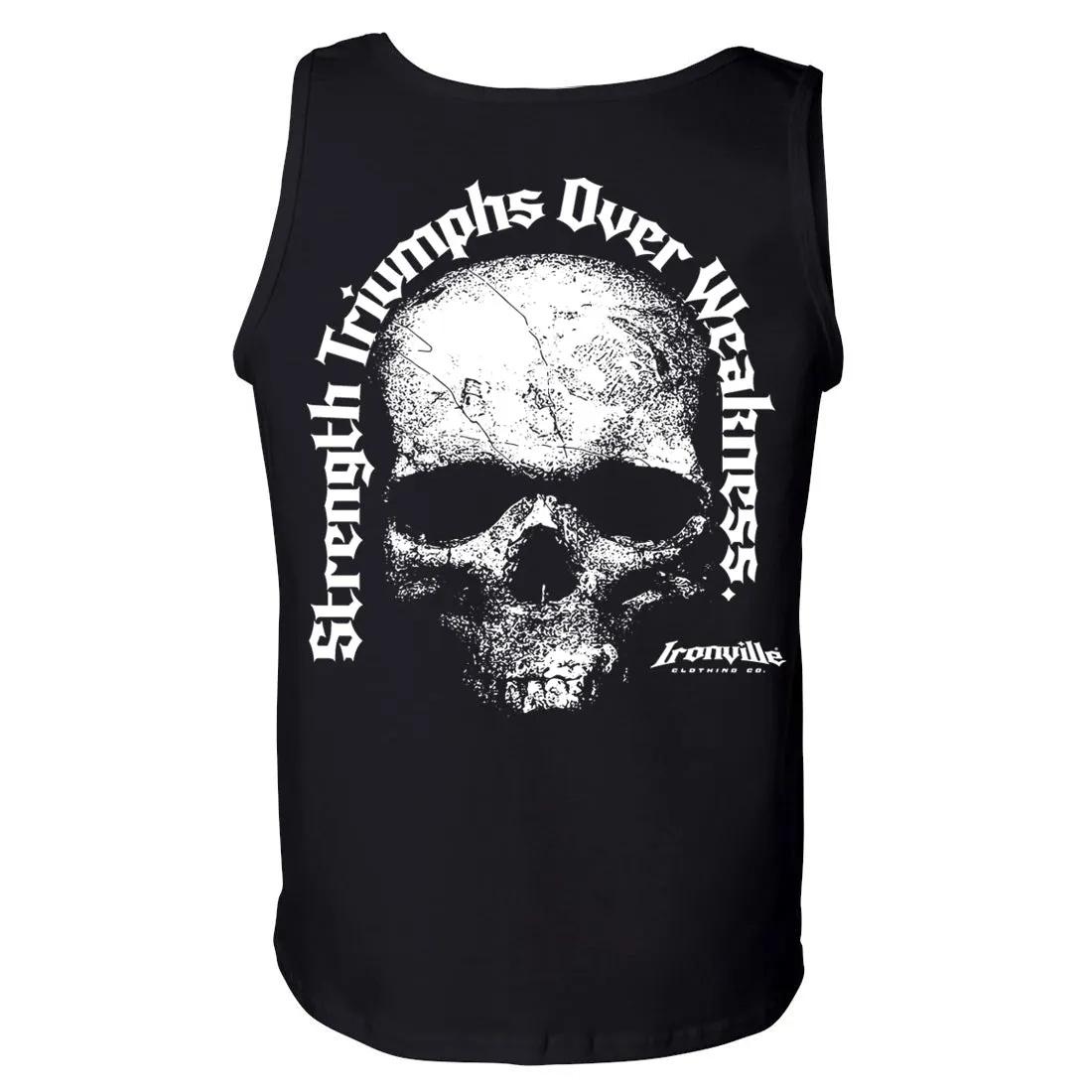 Ironville STRENGTH TRIUMPHS Standard Cut Gym Tank Top