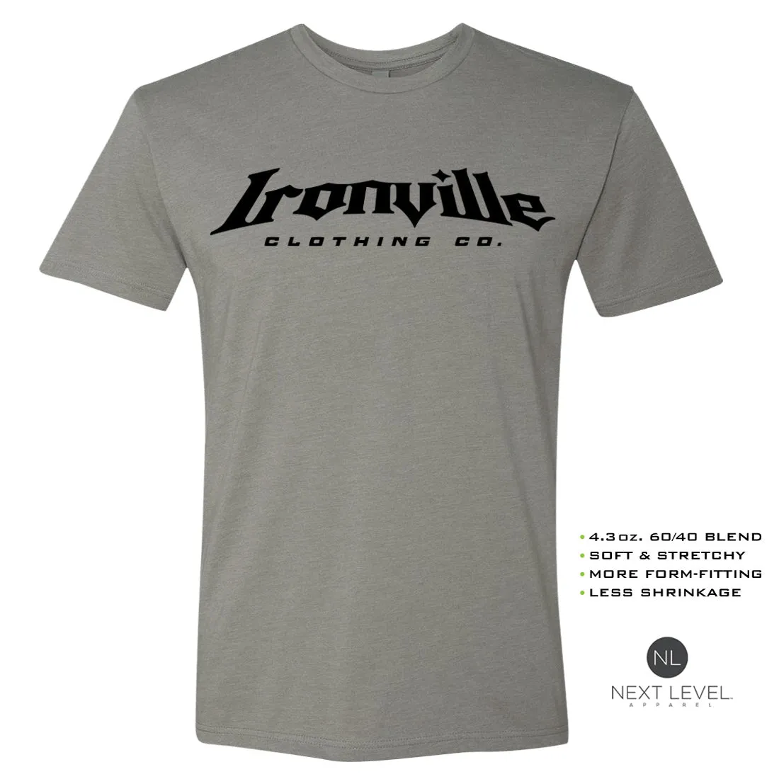 Ironville STRONGER THAN YESTERDAY Soft-Blend Gym T-shirt
