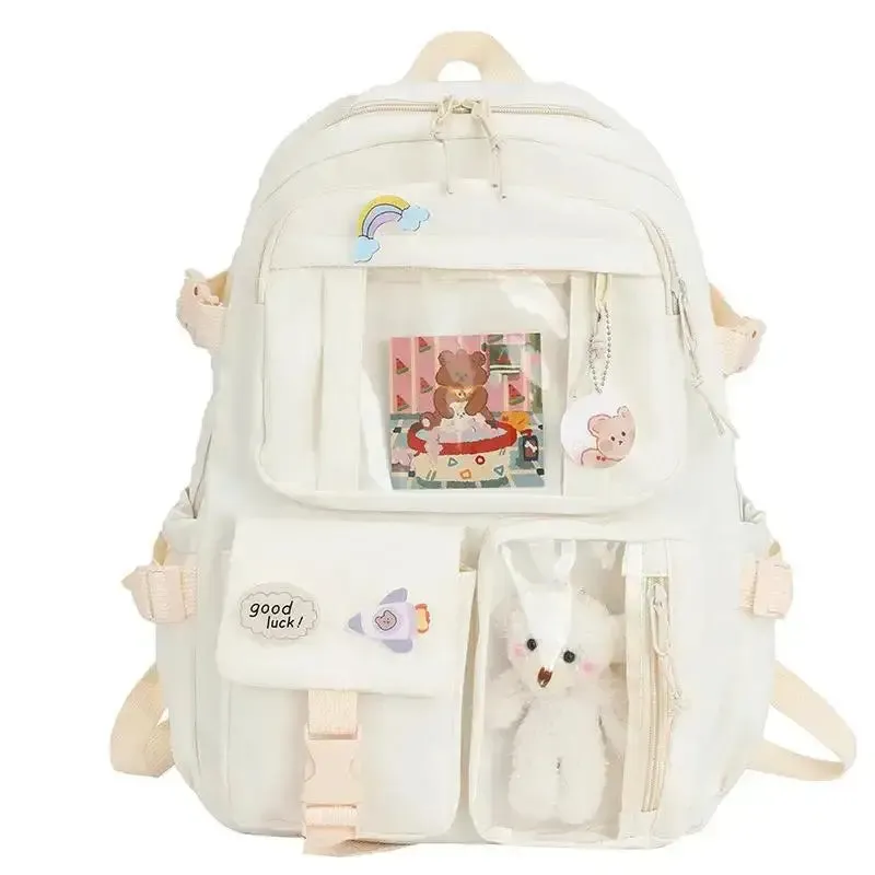 Kawaii Backpack with Interior Slot Pocket and Cell Phone Pocket