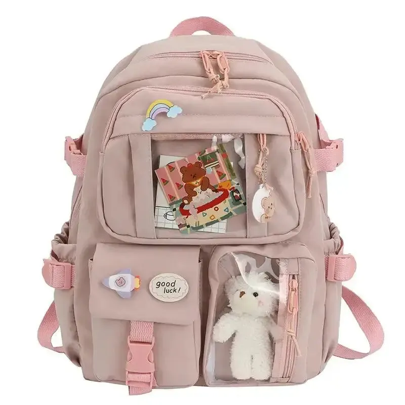 Kawaii Backpack with Interior Slot Pocket and Cell Phone Pocket