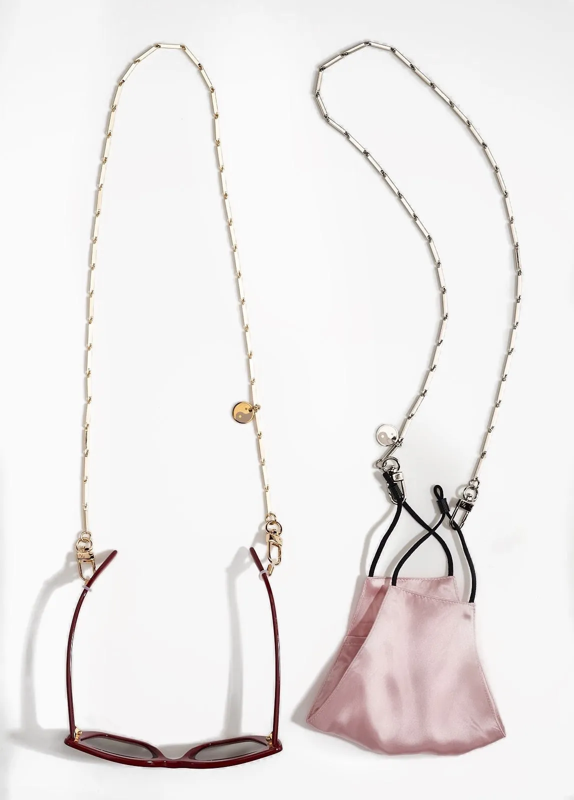 Kesha x PC Yin Yang Geometric Necklace, Face Mask Chain,   Glasses Lanyard Strap