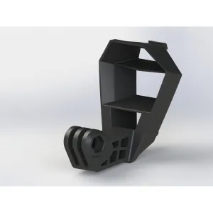 KLIM F5 Chin Vent Camera Mount ~ 3846-000-000-000; Black , Size One Size (BKOS)