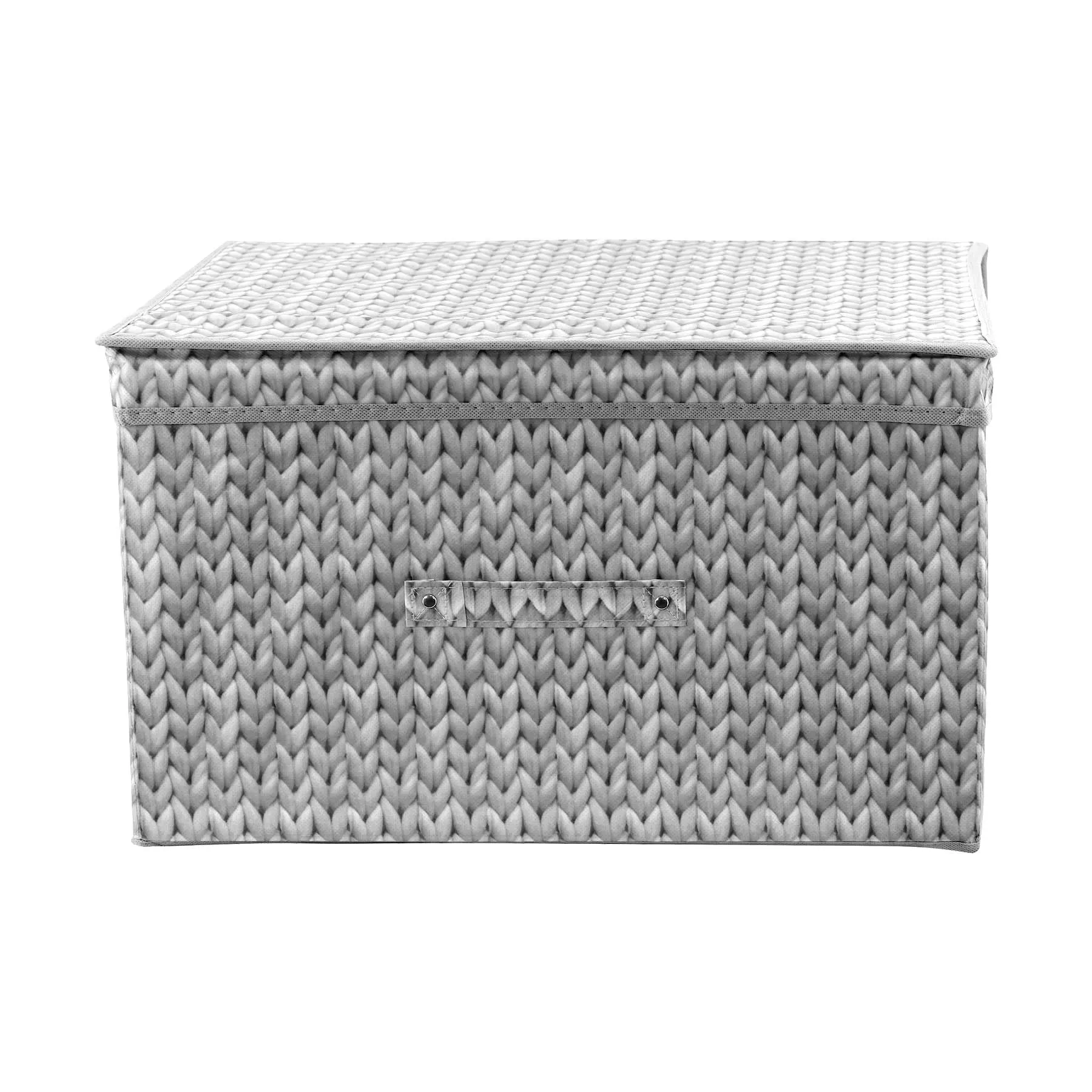 Knit Grey Large Storage Box