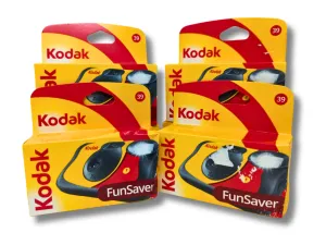 Kodak Funsaver 27 12 - Disposable Film Camera - WITH SLIGHTLY DAMAGED PACKAGING