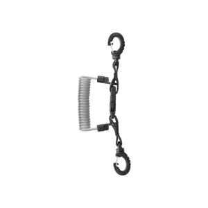 Lanyard SS Spiral w/ring
