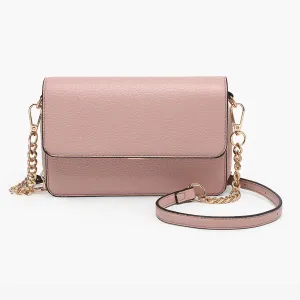 Laury Flapover Crossbody - Nude