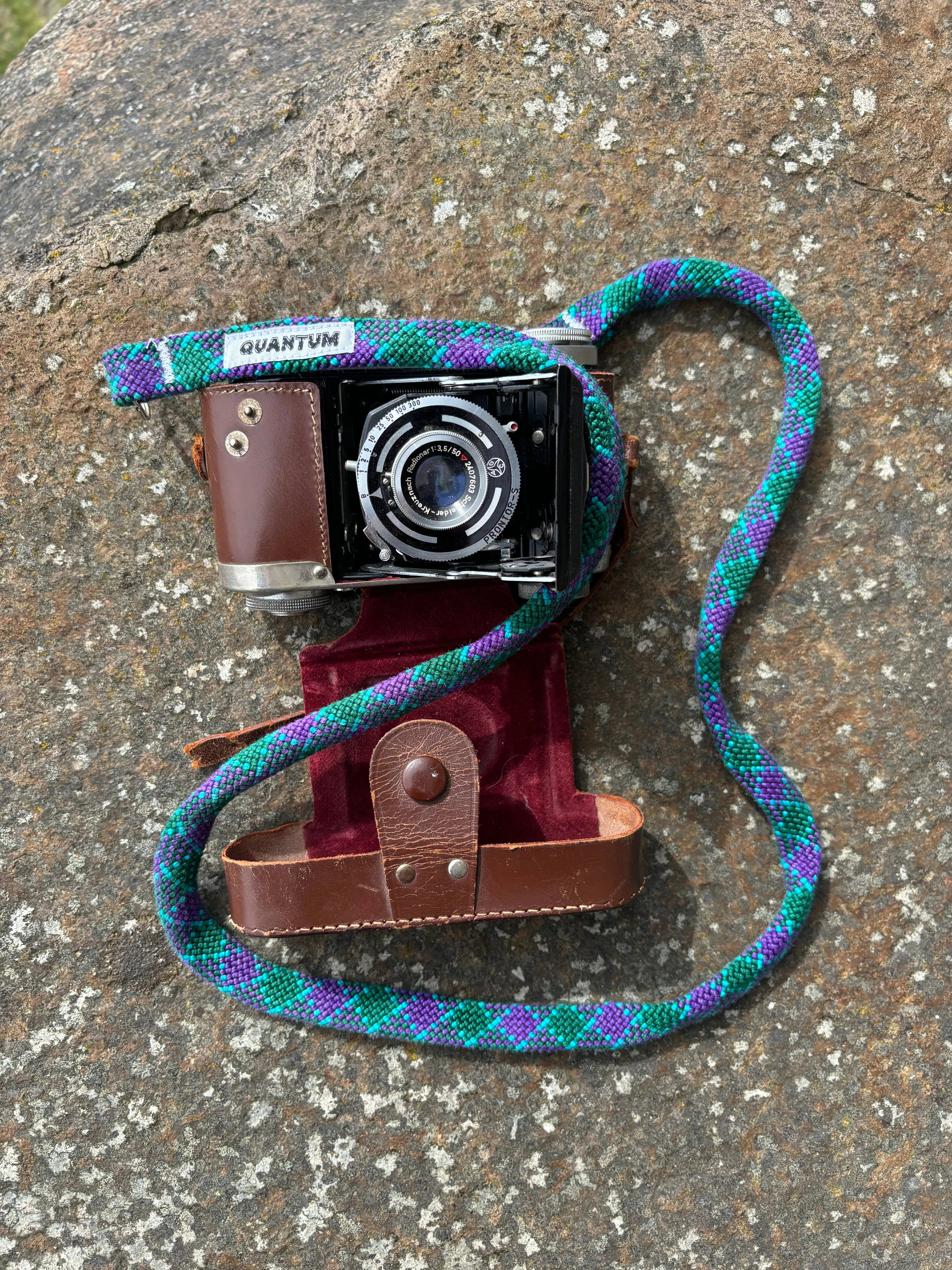 Lavender camera strap