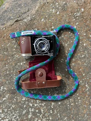 Lavender camera strap