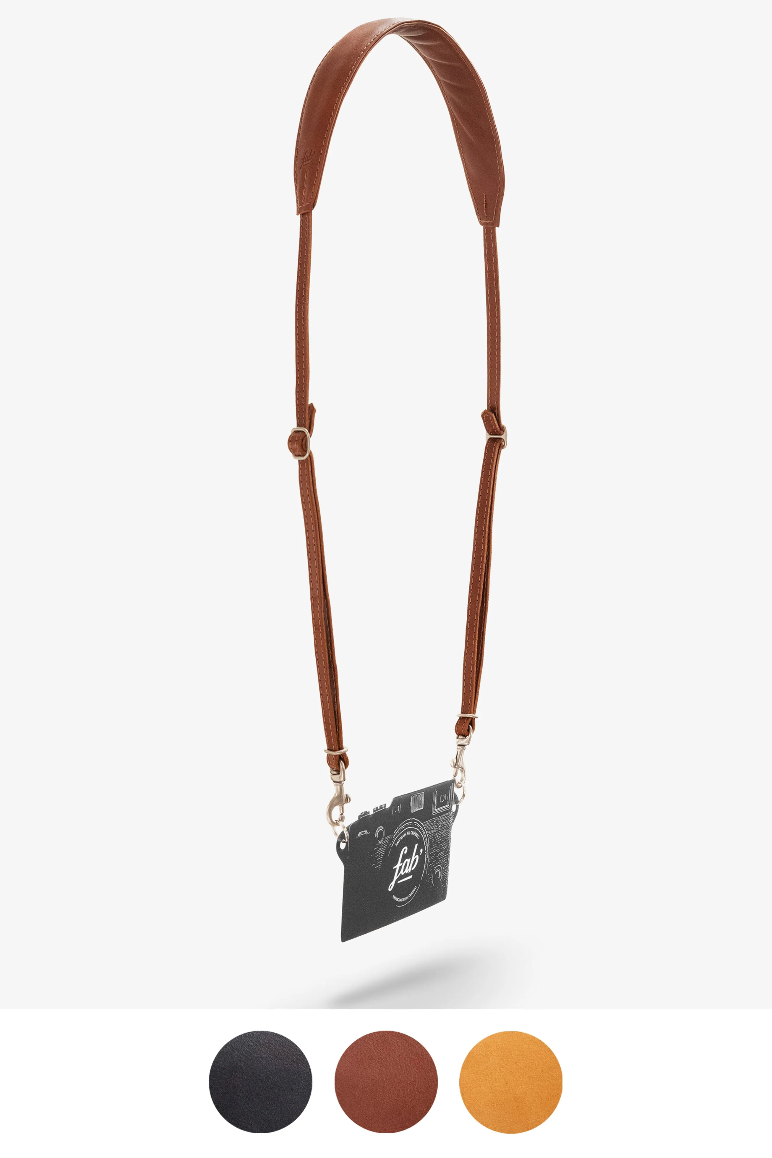 Leather camera strap (F11)