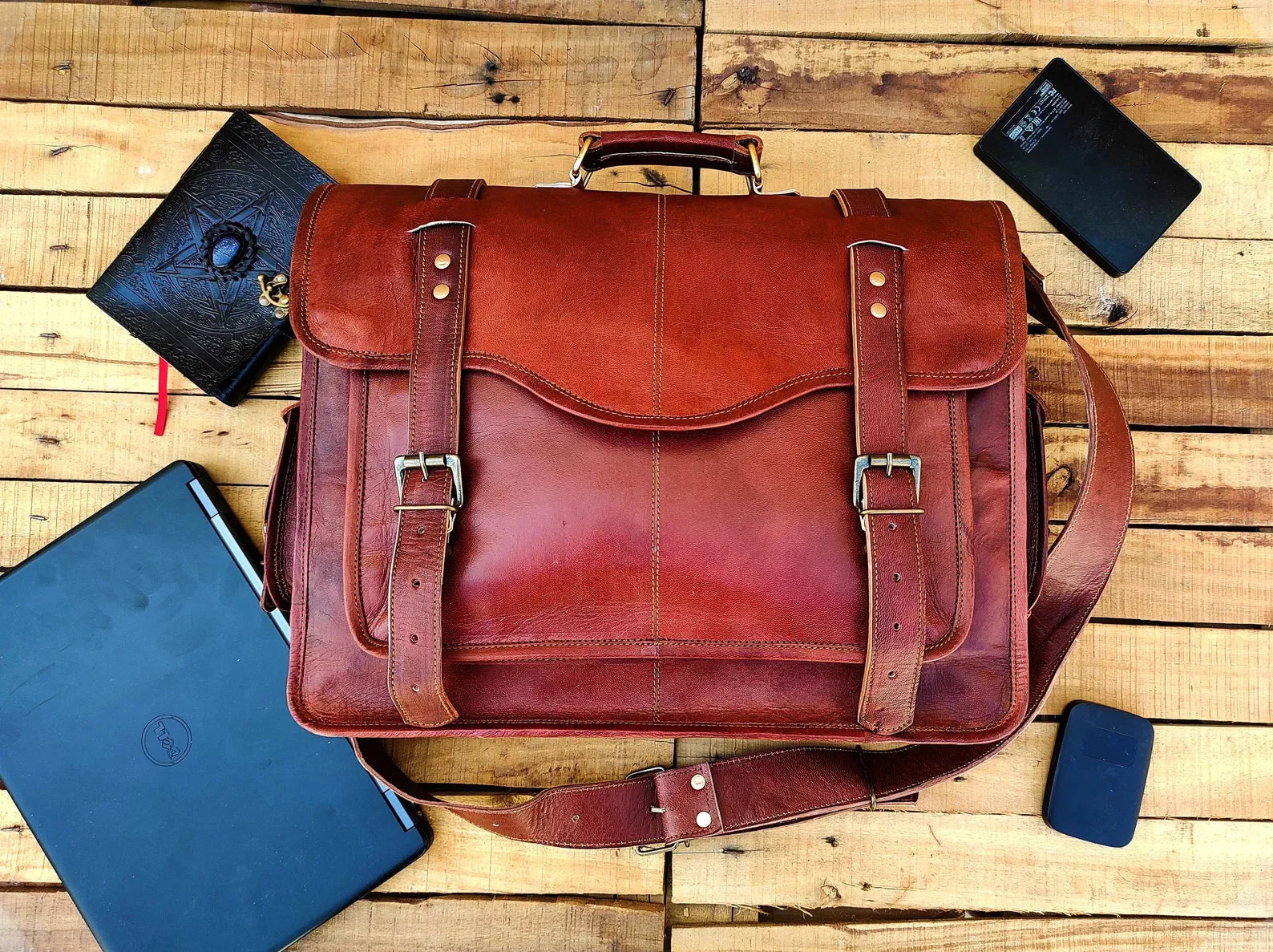 Leather Messenger Bag Leather Briefcase