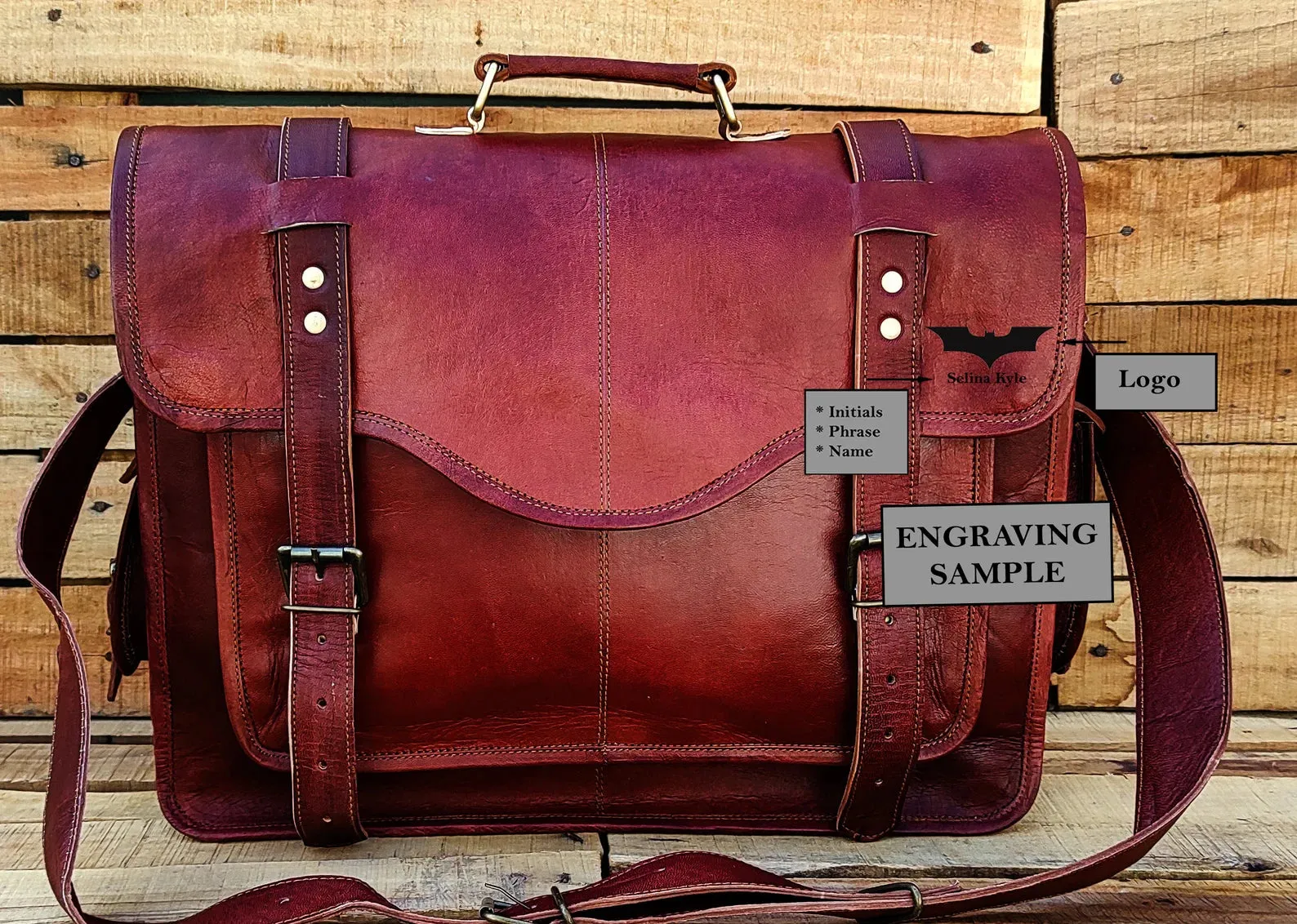 Leather Messenger Bag Leather Briefcase