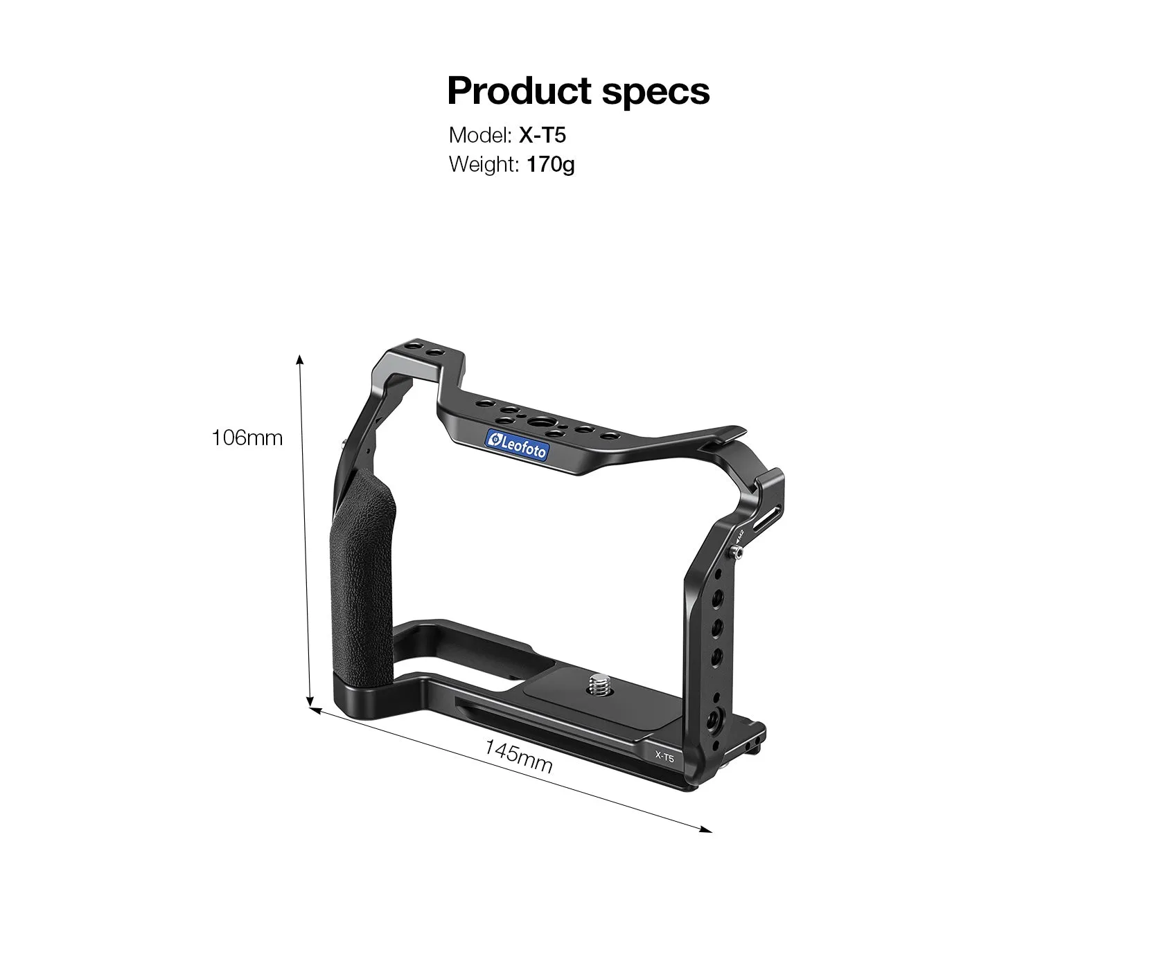 Leofoto X-T5 Camera Cage for Fujifilm X-T5