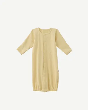 Long-sleeve Convertible Romper - Yellow