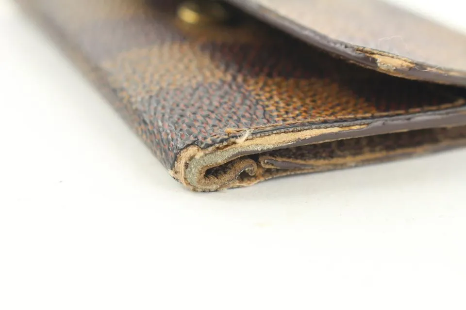 Louis Vuitton Damier Ebene Multicles 6 Key Holder Wallet Case 4LD0123